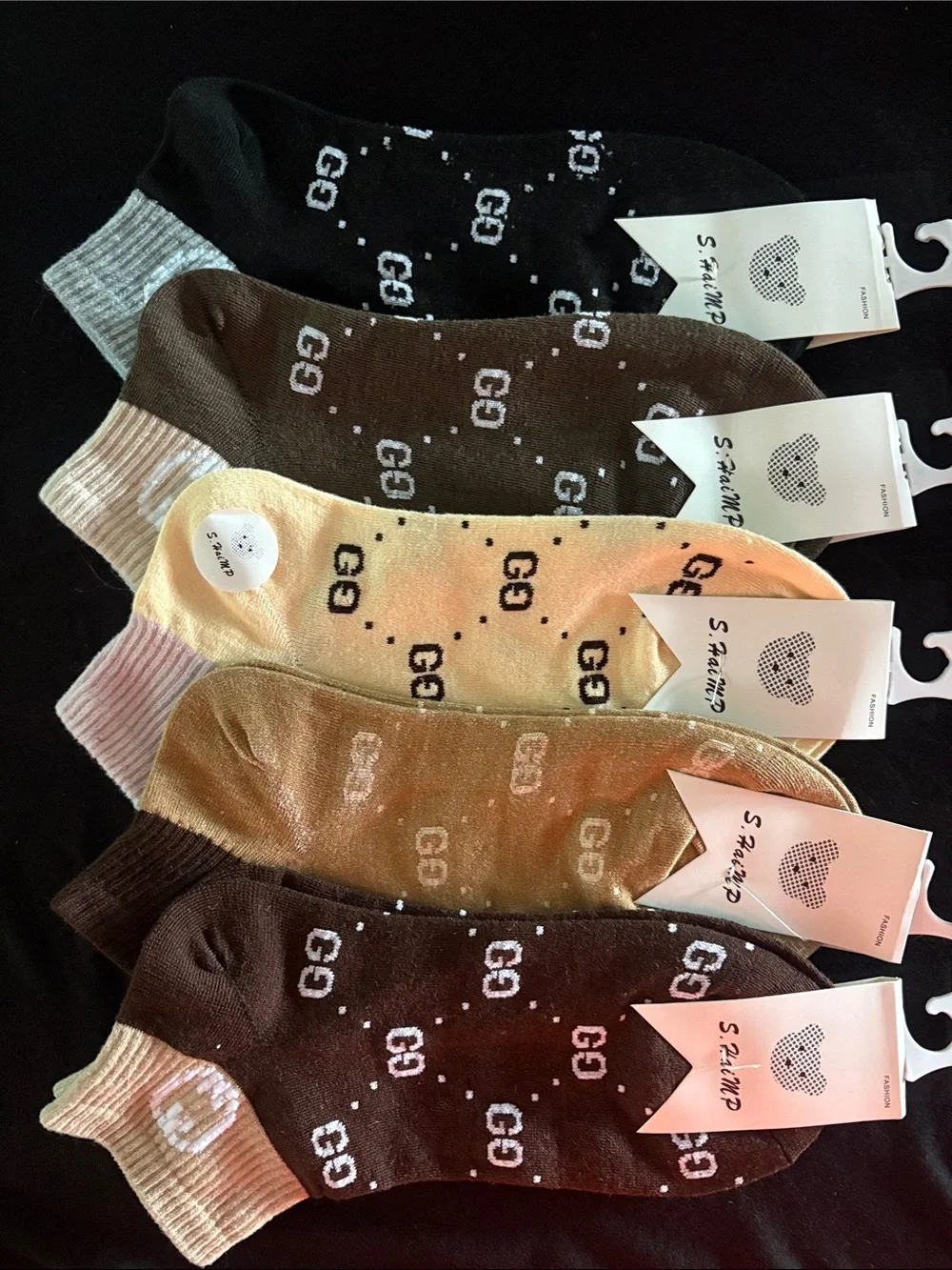 Fashion Ankle Socks - Mixed Colors (5-Pack)
